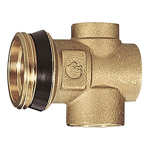 KOŃCÓWKA ROZDZIELACZA PRZELOTOWA Z USZCZELNIENIEM TG A - 1", B - 1/2", C - 3/8"