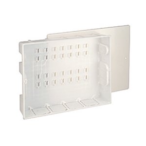 Szafka z tworzywa sztucznego w komplecie z pokrywą dla: rozdzielaczy belkowych 3/4" i 1" i modułowych DN25 520 x 300 x 90 mm 