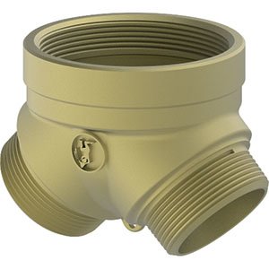 P.POŻ. KRÓCIEC 2 WYLOTOWY PRZYŁĄCZA STRAŻACKIEGO, MOSIĄDZ 4" x 2 1/2"NPT 2W