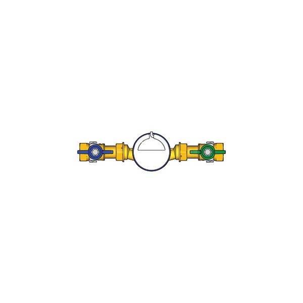 GRUPA/UNIT Z ZAWORAMI, WODOMIERZEM IMPULS., ZIMNA WODA v=2,5m3/h 1"