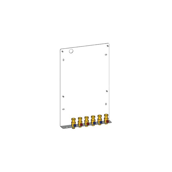 SZABLON MONTAŻOWY WĘZŁÓW CIEPLNYCH Z ELEKTRONICZNĄ REG. GE556-2 - 6 ZAWOROWYCH 3/4"