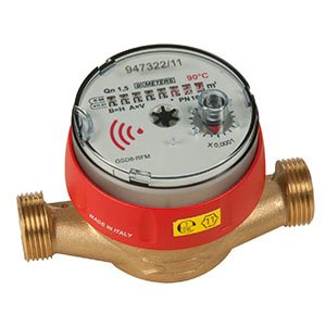 WODOMIERZ CIEPŁEJ WODY 2.5m3/h ODCZYT (Wireless M - Bus) 110 mm 3/4"