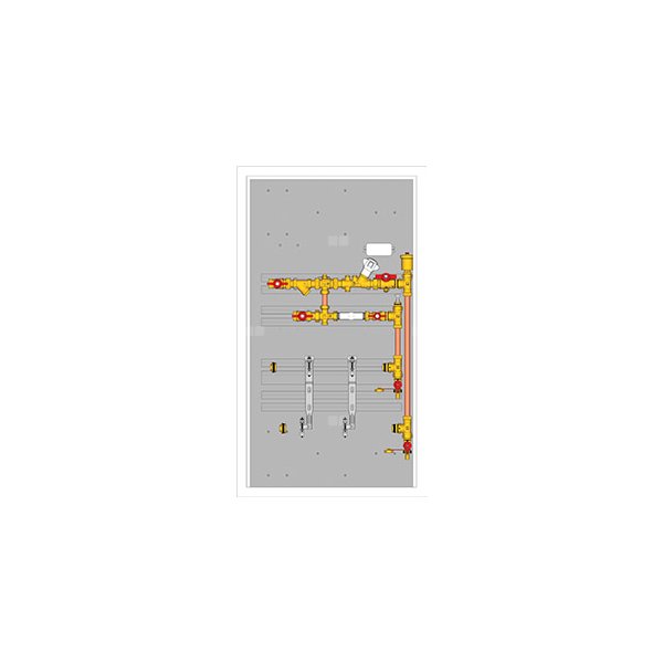 MODUŁ WIELOFUNKCYJNY BEZPOŚRED. POM. DLA OBIEGU Z MIESZACZEM C.O 3/4" 600x 1100x 110