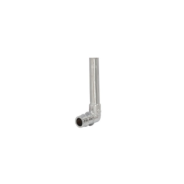 KOLANO 90 Z RURKĄ CHROM. FI 15mm DŁ. 250 mm SYS. GX DLA RUR PEX 16x15