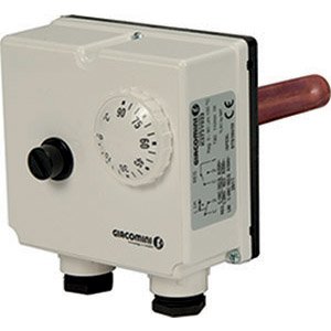 TERMOSTAT GRANICZNY Z NASTAWĄ, Z RĘCZNYM RESETEM, KAPILARĄ 0-90 st.C. 1/2"