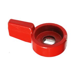 KRÓTKA DŹWIGNIA (PÓŁMOTYLEK) DO ZAWORÓW KULOWYCH CZERWONA3/8" - 1/2"