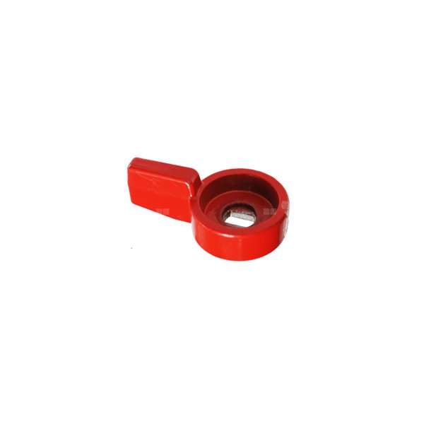 KRÓTKA DŹWIGNIA (PÓŁMOTYLEK) DO ZAWORÓW KULOWYCH CZERWONA3/8" - 1/2"