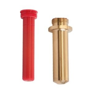 WKŁADKA MAGNETYCZNA CZERWONA Z TULEJĄ DO SEPARATORA ZANIECZYSZCZEŃ R146C L=63 MM3/8"