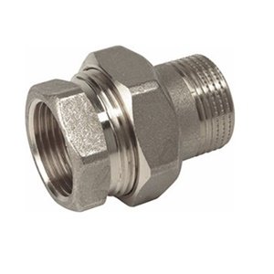 ŚRUBUNEK PROSTY CHROMOWANY, USZCZELNIENIE STOŻEK - TEFLON (WZ) 3/8"