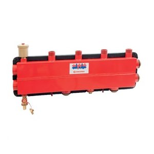 Rozdzielacz kaskadowy ze sprzęgłem hydraulicznym w izolacji dla grup hydraulicznych R586R (2 obiegi) 1 1/4" x 1"