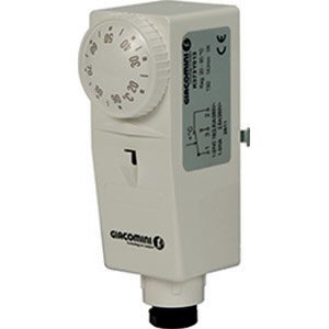 TERMOSTAT PRZYLGOWY BIMETALICZNY ZAKRES NASTAWY 20-90 st.C.
