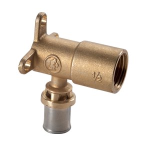 KOLANO 90 ŚCIENNE Z UCHWYTEM GW SYSTEMU MULTIPRESS, RUR PE-X/AL/PE-X i PB GW 1/2" x(20x2)