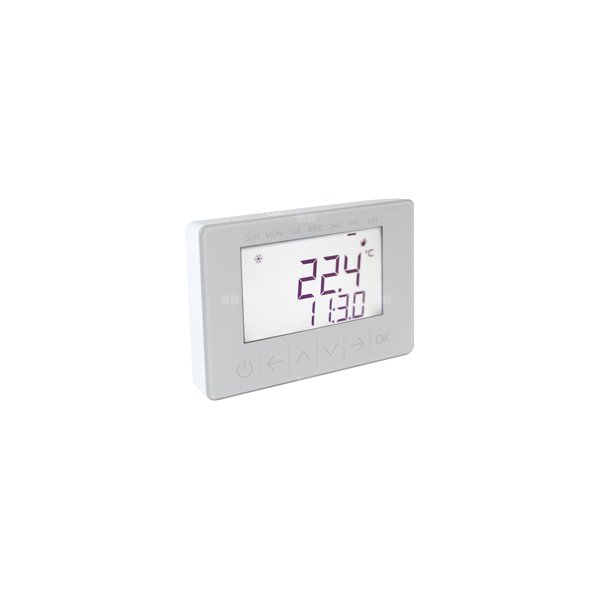 TERMOSTAT POMIESZCZENIA Z WYŚWIETLACZEM LCD Z CZUJNIKIEM TEMPERATURY I WILGOTNOŚCI MAGISTRALA CANbus 12÷24 V~ / 12 V