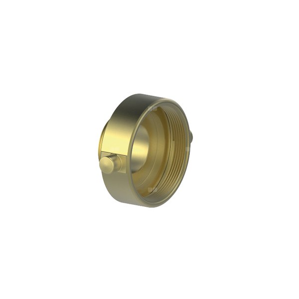 P.POŻ. ADAPTER PRZEJŚCIOWY Z GWINTEM WEWNĘTRZNYM NA GWINT ZEWNĘTRZNY ZACZEP TYPU "PIN LUG", CHROM 2 1/2'' NST GW x 1 1/2'' NST GZ