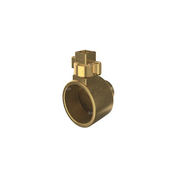 P.POŻ. ADAPTER BS-336 DO STANDARDU GWINTU HYDRANTOWEGO NST NA ZŁĄCZE TYPU BSI, MOSIĄDZ 1 1/2'' NPT GZ x 2 1/2'' GW