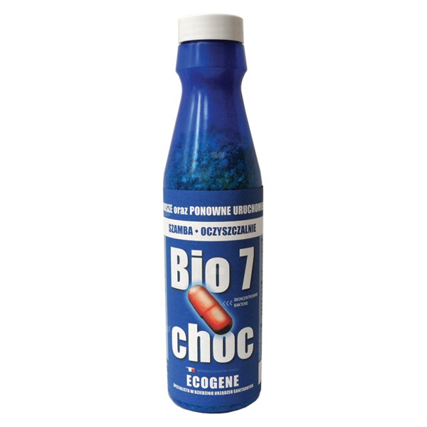 Bio7 CHOC BIOAKTYWATOR - osadniki - AKTYWACJA - biopreparat do oczyszczalni, preparat , bakterie , biopreparat do osadnika na start , biopreparat do oczyszczalni drenażowej , biopreparat do oczyszczalni tunelowej , startówka