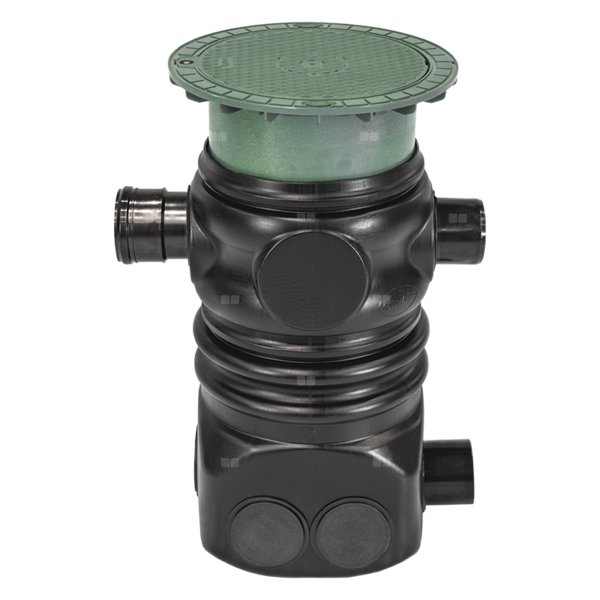 Filtr zewnętrzny w studzience D300 pokrywa teleskop - koszowy filtr wody deszczowej , kosz filtrujący do wody deszczowej , podziemny filtr do deszczówki , filtr zewnętrzny