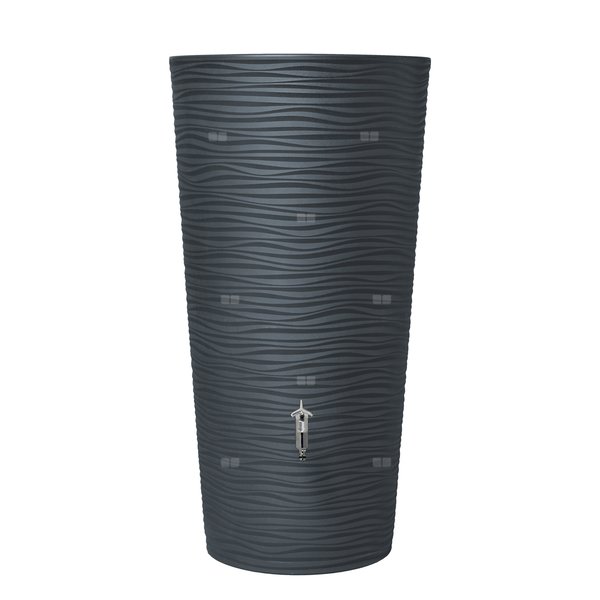 NATURA 2in1 zbiornik na deszczówkę 210 litrów, graphitgrey