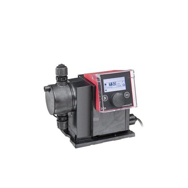 Pompa dozująca GRUNDFOS DDA 12-10 FCM-PV/V/C-F-31U2U2FG tworzywo sztuczne wzmocnione włóknem, maksymalna wydajność 12 l/h, pobór mocy silnika 24 W