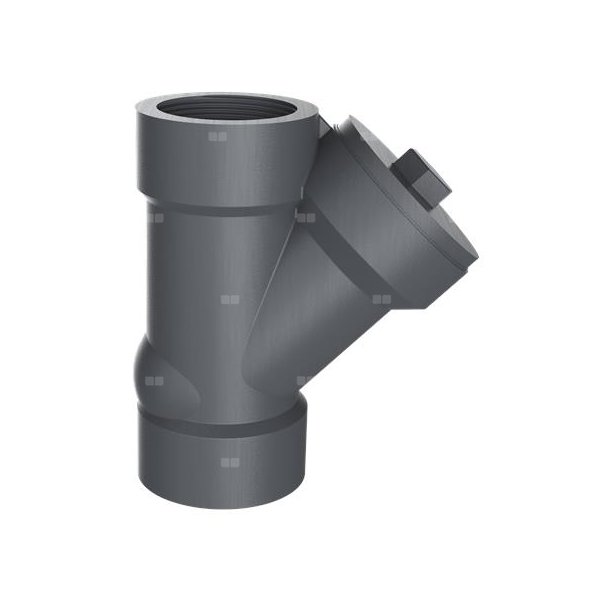 Zawór zwrotny 1 1/2" PVC, kulowy