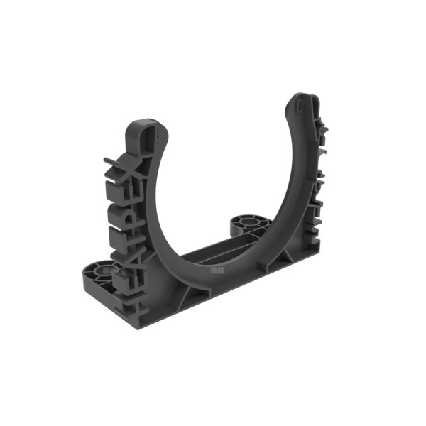 HEATPEX ARIA CONNECT Uchwyt do rury 90 mm szary - 10 szt.