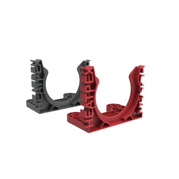 HEATPEX ARIA CONNECT Uchwyt do rury 63 mm Czerwony 100x1szt