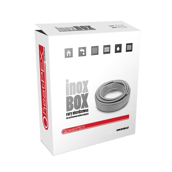 HEATPEX Inox BOX elastyczna rura ze stali nierdzewnej Dn20