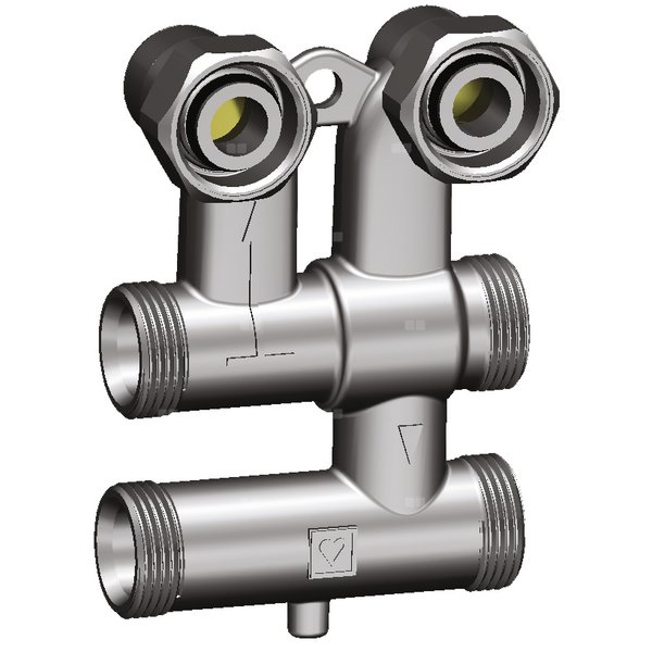 Element do rozdzielacza w systemie listew maskujących Stelrad, G 3/4