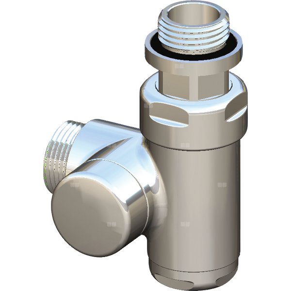 Zawór HERZ De Luxe (wersja lewa) biały do armatury sanitarnej 1/2 x 1/2 GW-GW