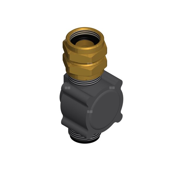 Przepływomierz elektroniczny 60L GZ 3/4'' x GW 3/4''