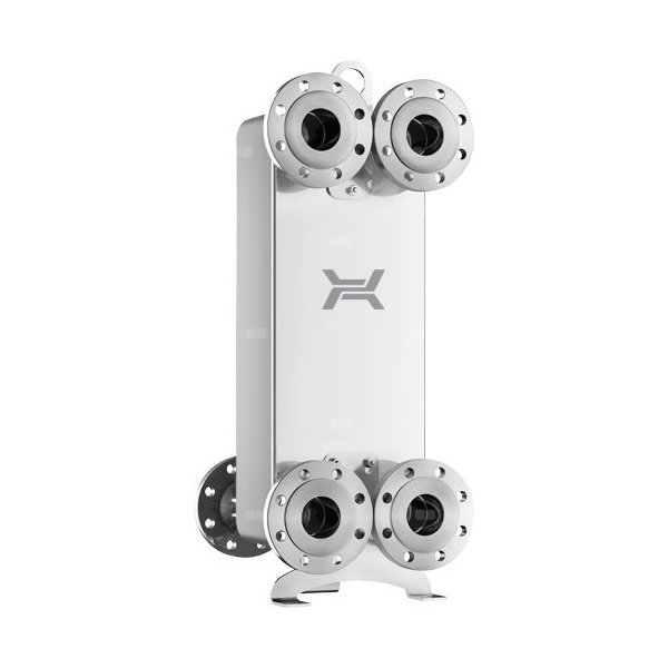 Wymiennik ciepła HEXONIC LD235LN-160-2S-DN80.SS płytowy CO, lutowany, 230'C, 25 bar - 160 płyt