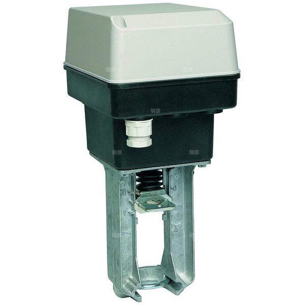 Siłownik zaworu ze sprężyną powrotną (NO), 220 Vac, 3-pkt, skok 20 mm, 600 N, 114 s