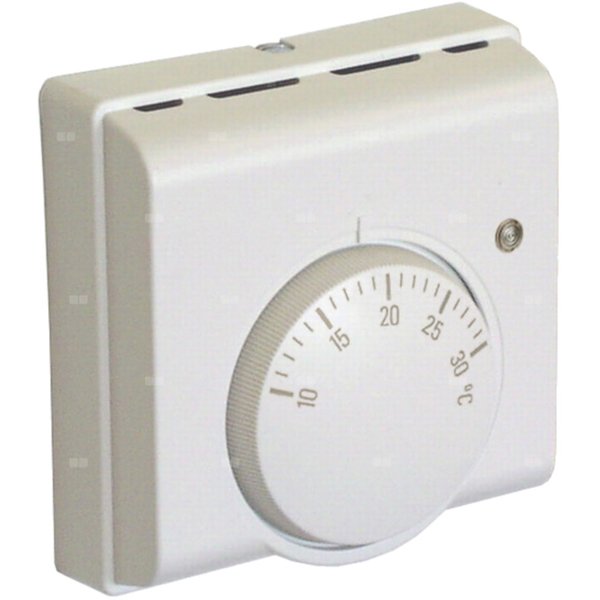 Termostat pokojowy nastawa 10-30 st.C, zestyk SPDT, 10A