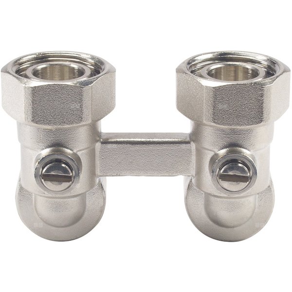Zawór kątowy, podwójny z odcięciem, 3/4", (minimalne zamówienie 10 szt.)