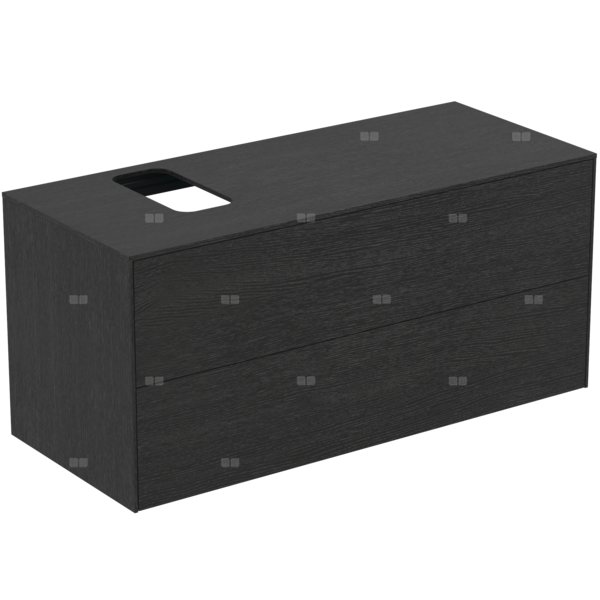 Szafka pod umywalkę 1202x505x550 mm, 2 szuflady - CONCA