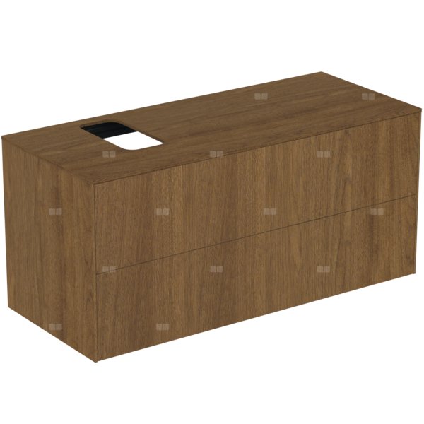 Szafka pod umywalkę 1202x505x550 mm, 2 szuflady - CONCA