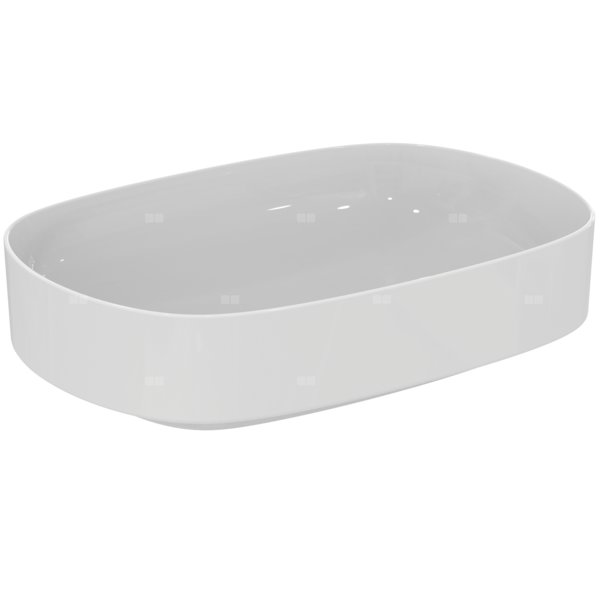 Naczynie 550x380x130 mm, bez otworu na baterię, bez przelewu - LINDA-X
