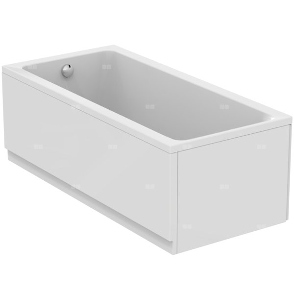 Wanna zwykła 1700x800x465 mm, bez otworu na baterię, z przelewem, bez korka spustowego - CONNECT AIR