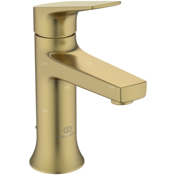 Bateria umywalkowa 52x153x169 mm, wylewka 100 mm 3.8 l/min (3 bary), z korkiem spustowym - LDV