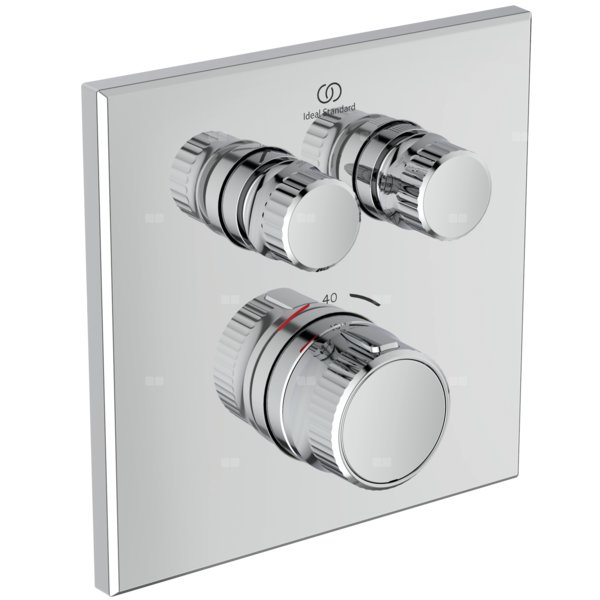 Bateria natryskowa do zabudowy 157x62x157 mm, wymagany zestaw 1 (A1000) 18 l/min (3 bar) - CERATHERM NAVIGO