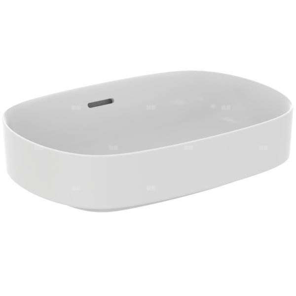 Naczynie 550x380x155 mm, bez otworu na baterię, z przelewem - LINDA-X