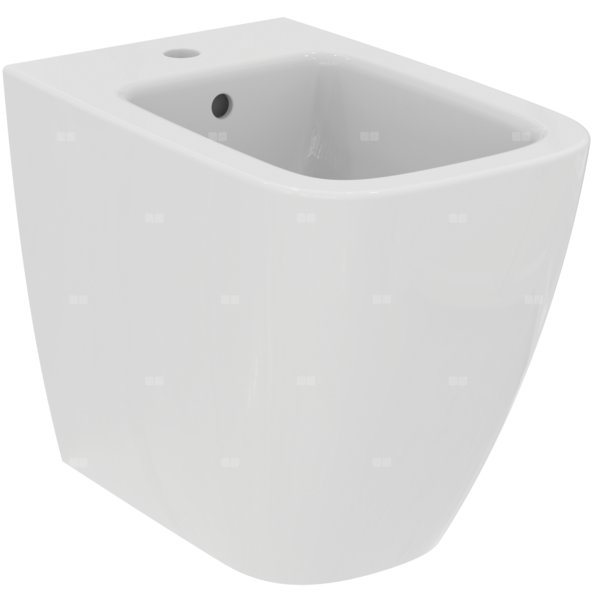 Bidet stojący 355x540x430 mm, 1 otwór na baterię, z przelewem - I.LIFE B