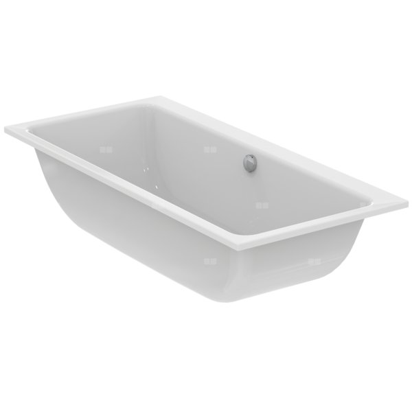 Wanna zwykła 1900x900x590 mm, bez otworu na baterię, z przelewem, bez korka spustowego - LDV