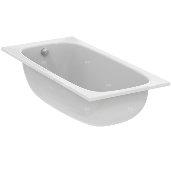 Wanna zwykła 1700x800x450 mm, bez otworu na baterię, z przelewem, bez korka spustowego - I.LIFE