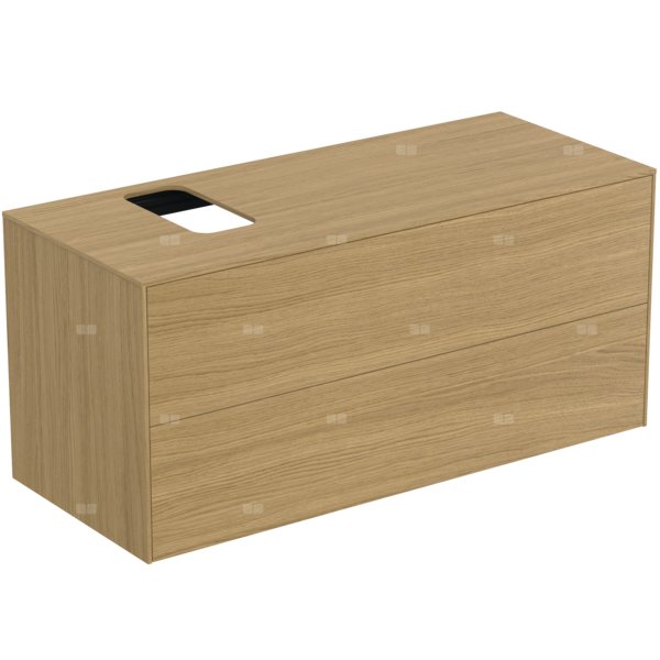 Szafka pod umywalkę 1202x505x550 mm, 2 szuflady - CONCA