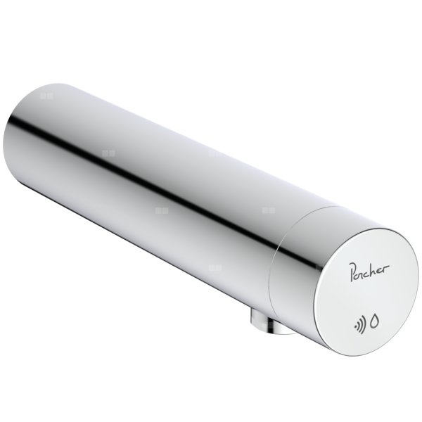 Bateria umywalkowa ścienna 49x220x54 mm, wylewka 170 mm 3.8 l/min (3 bary), bez korka spustowego - Sensorflow NEW