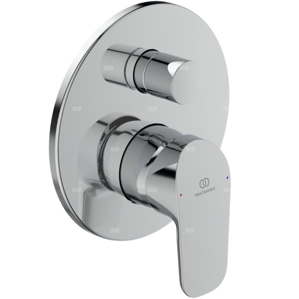 Bateria wannowo-natryskowa do zabudowy 163x152x187,5 mm, zestaw 1 w zestawie 20.5 l/min (3 bary) - CERAFLEX