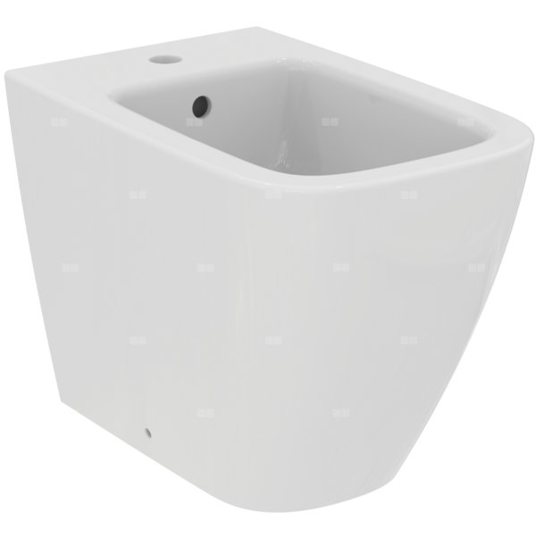 Bidet stojący 355x540x400 mm, 1 otwór na baterię, z przelewem - I.LIFE B