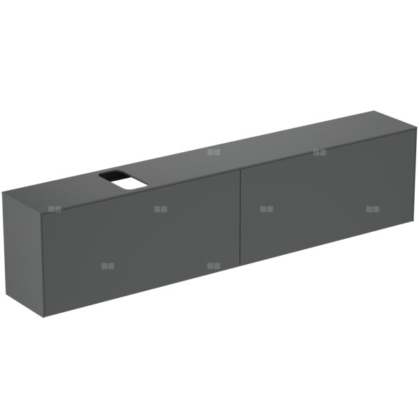 Szafka pod umywalkę 2387x373x550 mm, 4 szuflady - CONCA