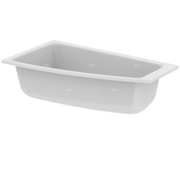 Wanna o specjalnym kształcie 1600x900x450 mm, bez otworu na baterię, z przelewem, bez korka spustowego - I.LIFE